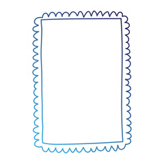 cute hand drawn photo frame
