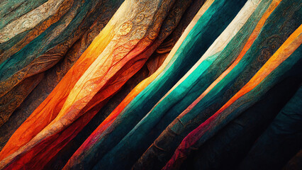 abstract colorful cloth background.