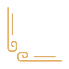 floral  gold corner victorian border frame