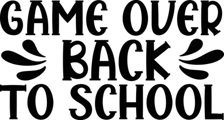 Back To School Svg Design