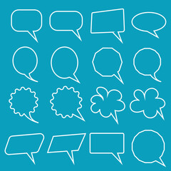 speech bubbles collection