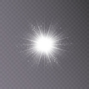 Light white star png. light sunlight. light effect png.