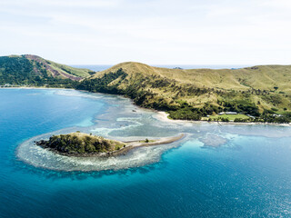 Drone Island Reefs Tropical