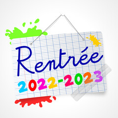 rentrée scolaire 2022 - 2023
