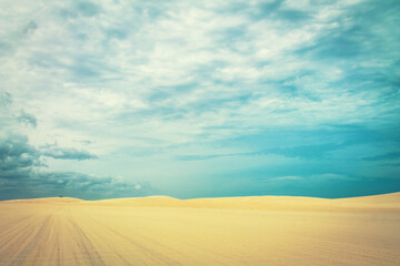 sand dunes and sky