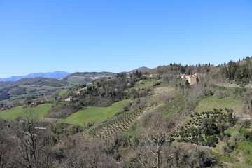 Fototapeta na wymiar Landscape around Urbino, Italy