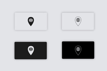 location icon isolated 