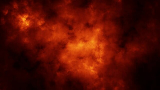 Artistic dark red hot fire flame animation background. Seamless looping.
