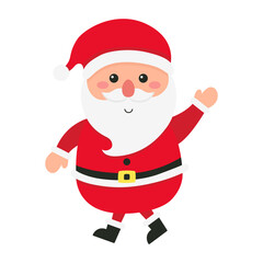 Santa claus characters icon.