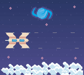 space attack eight bits style