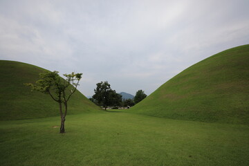 royal tomb of silla dynasty, korea