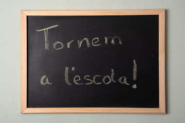 Fototapeta premium Pizarra escrito 