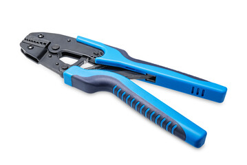Obraz premium Crimping pliers on a white isolated background