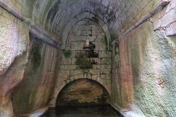 La fontaine Sainte Marie, ville Sarlat La Caneda, département de la Dordogne, France