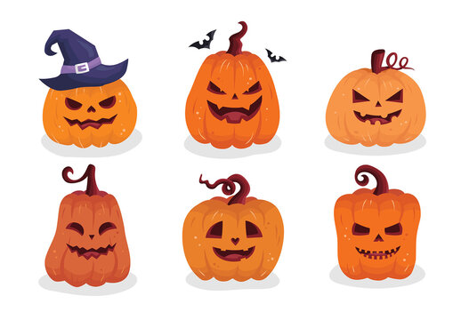 Halloween Pumpkin Jack O Lantern Faces