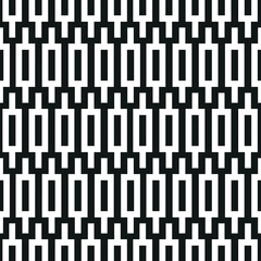 Seamless pattern geometric black and white background