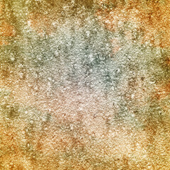 scratched old yellow metal texture of background