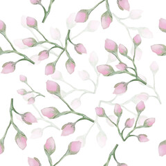 floral flowers pattern rose vector