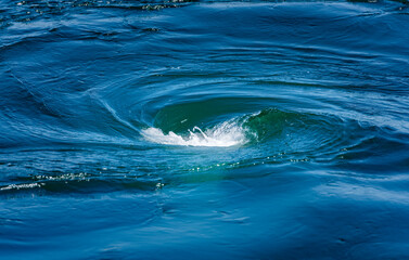 Whirlpool at sea