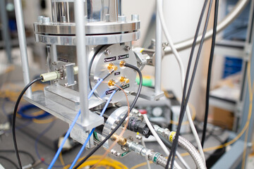 Single photon detector at scientific laboratory without people.