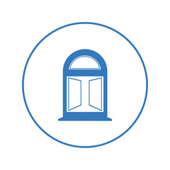 House furniture front door icon | Circle version icon |