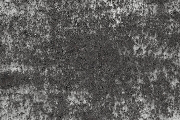 gray background, in the photo an old gray metal wall