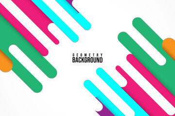 Trend Geometry Abstract Background Template Design colorful Geometrical Background