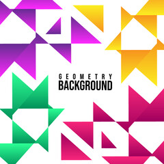 Trend Geometry Abstract Background Template Design colorful Geometrical Background