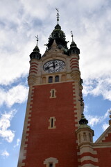 Turm des Hauptbahnhofs in Danzig