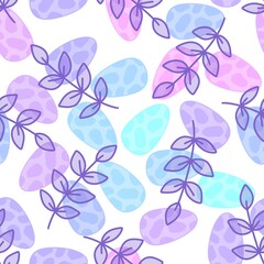 Easter eggs seamless spring pattern for kids clothes print and notebooks and wrapping paper and fabrics