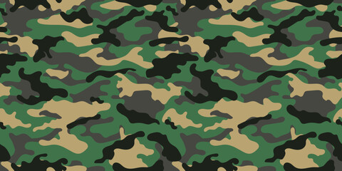 Fototapeta premium vector camouflage pattern for clothing design. Trendy camouflage military pattern 