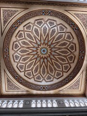 Obraz premium detail of the ceiling of a mosque