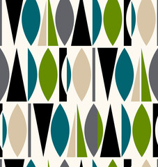 Seamless geometric pattern, endless modern print. 