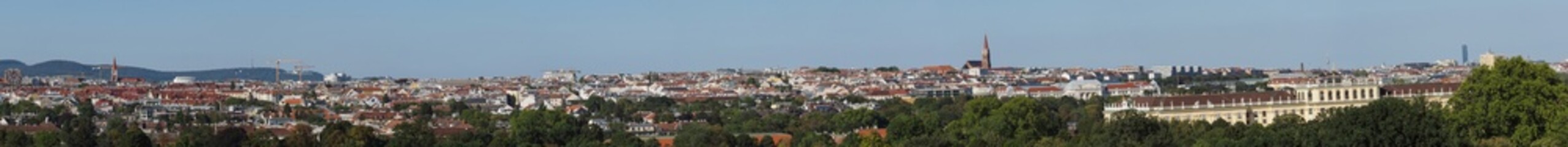 Fototapeta na wymiar Panorama of Vienna