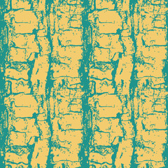 Green yellow seamless pattern textured scratched tree bark background, elegant textile design