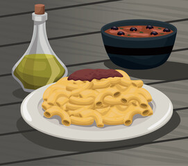 pasta with olive oil