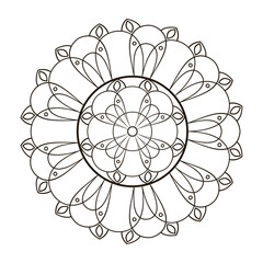 mandala antique figure