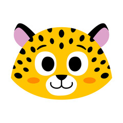 Isolated happy jaguar Avatar cartoon Vector © aratehortua