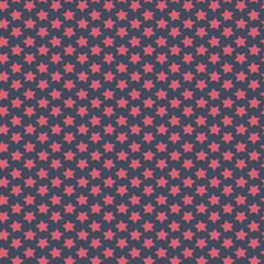 Pink gray seamless pattern with star, starry sky background