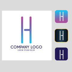 H Letter modern brand Logo for your business