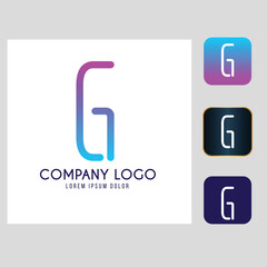 G Letter modern brand Logo for your business
