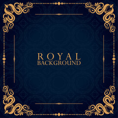 royal background square label - obrazy, fototapety, plakaty