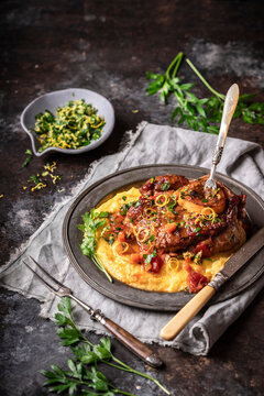 Osso buco and polenta