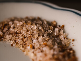 Close up of salt