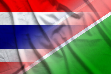 Thailand and Namibia state flag international negotiation NAM THA