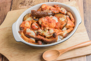 トマトのライスグラタン