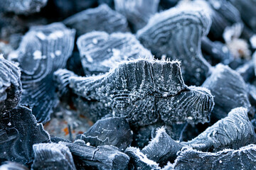  frost background.Heating with coal.Heating season.First frosts and colds .Buying and selling coal...