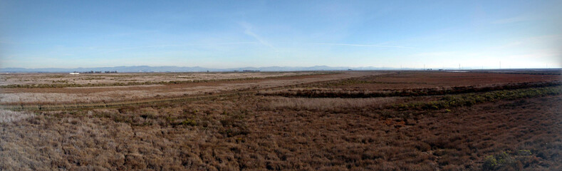 Dry empty field in Sonoma