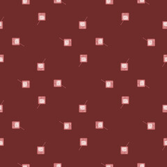 Retro TV with antenna engraved seamless pattern. Vintage television in hand drawn style.