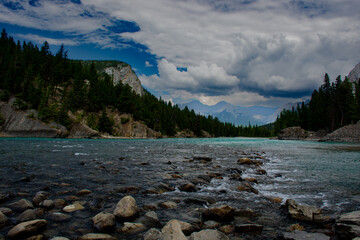 The Athabasca River, Banff